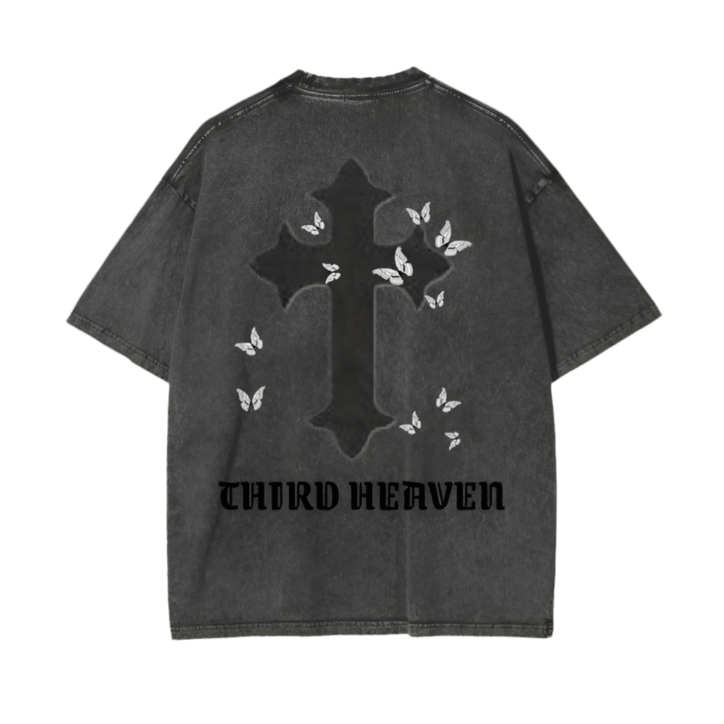 Acid Wash Logo Tee