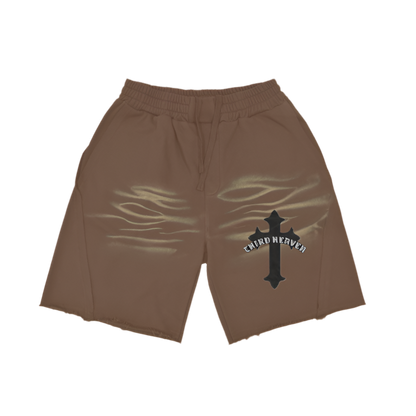 Heavyweight Washed Logo Shorts