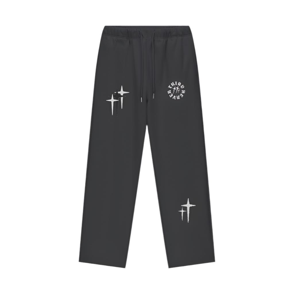 100% Cotton Straight Leg Sweatpants
