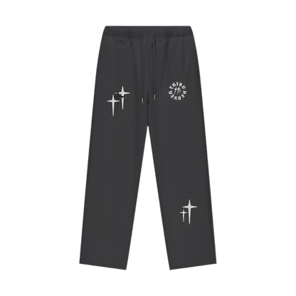 100% Cotton Straight Leg Sweatpants