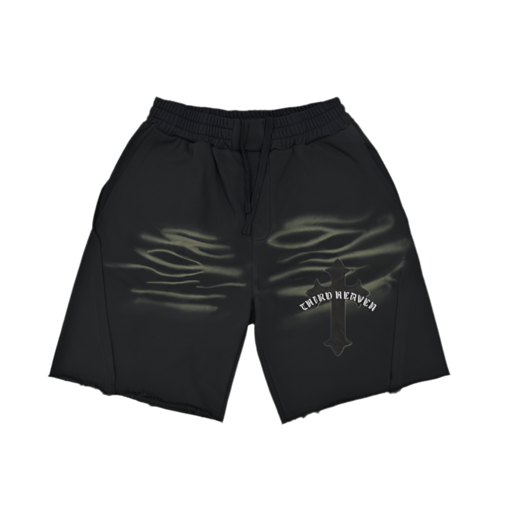 Heavyweight Washed Logo Shorts