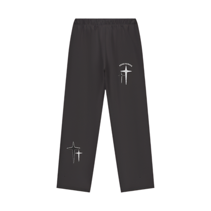 100% Cotton Straight Leg Sweatpants