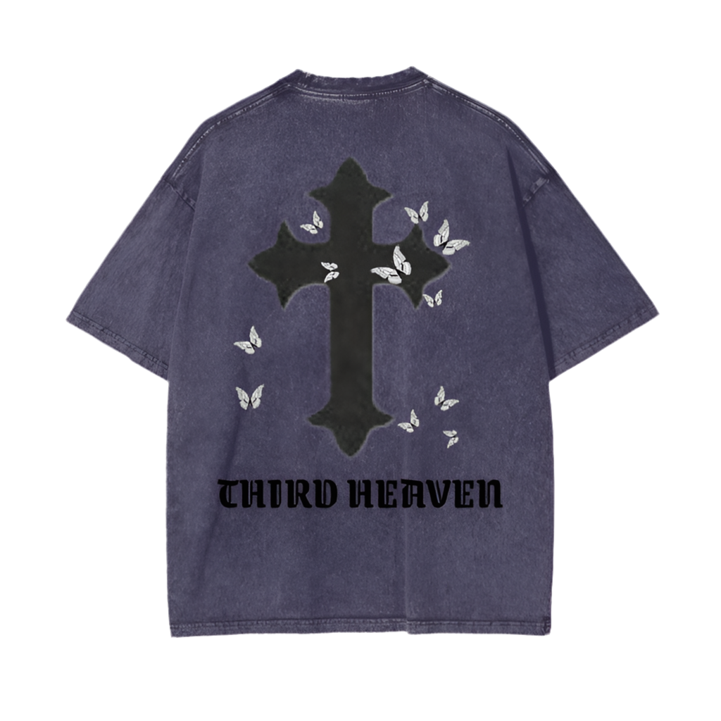 Acid Wash Logo Tee