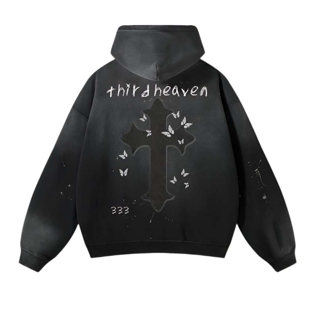 Distressed Logo Hoodie
