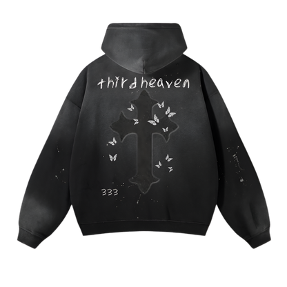 Distressed Logo Hoodie