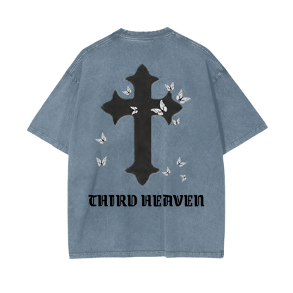 Acid Wash Logo Tee