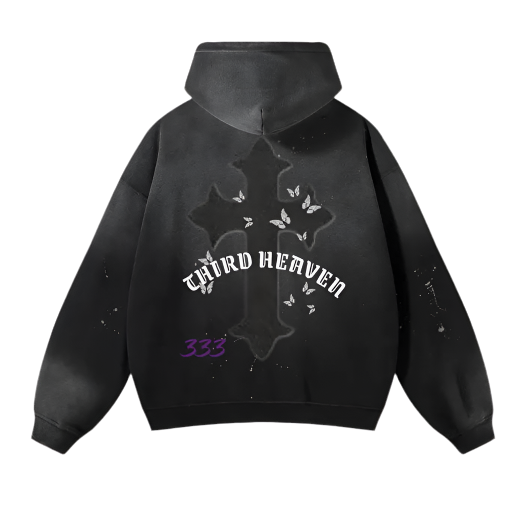 Distressed Angel Hoodie