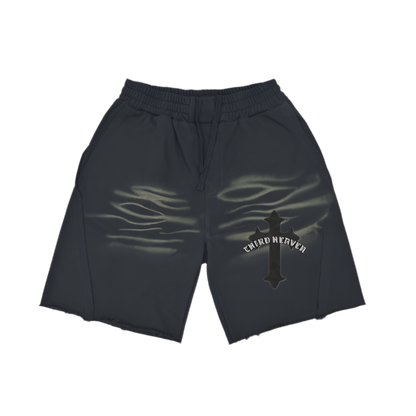 Heavyweight Washed Logo Shorts