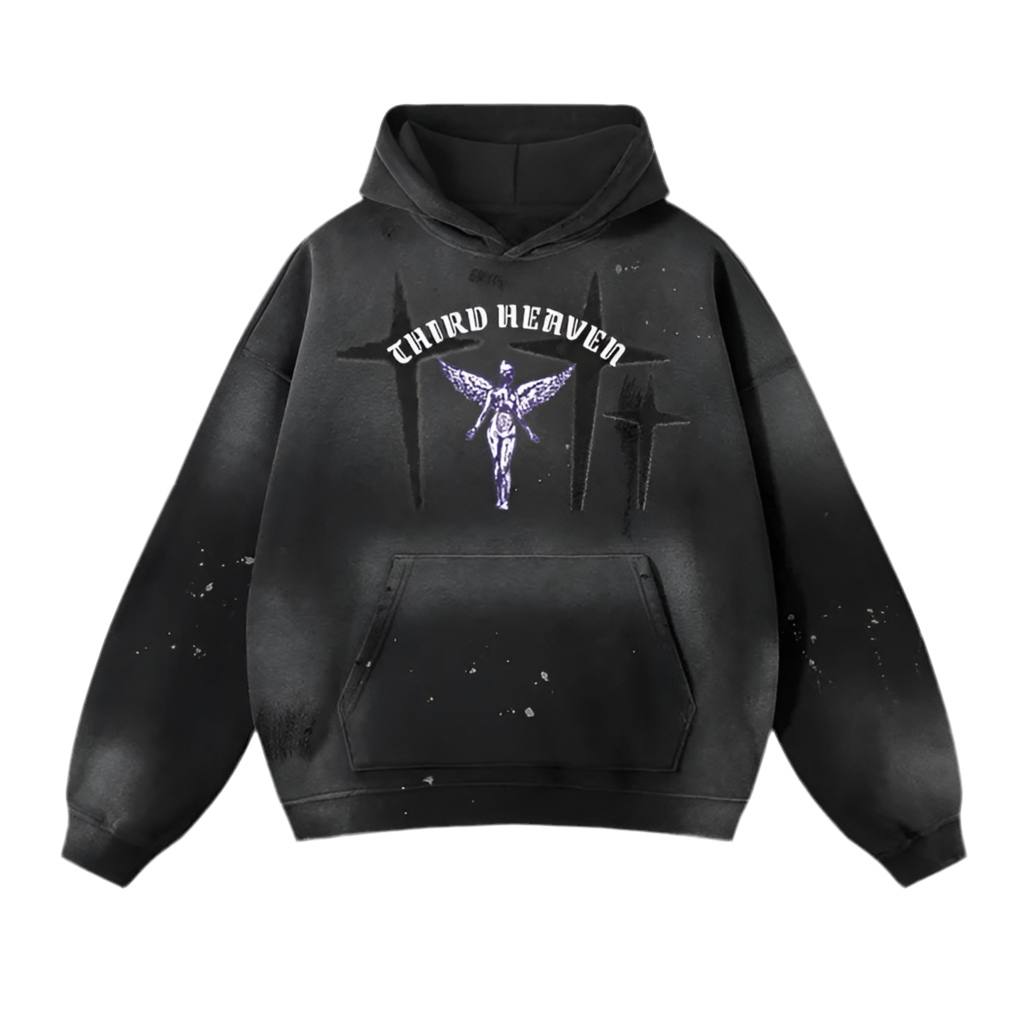Distressed Angel Hoodie