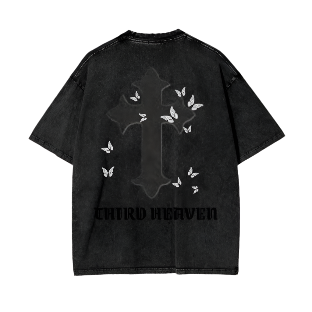 Acid Wash Logo Tee