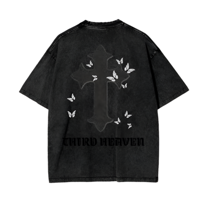 Acid Wash Logo Tee