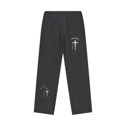 100% Cotton Straight Leg Sweatpants