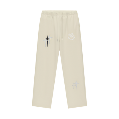 100% Cotton Straight Leg Sweatpants