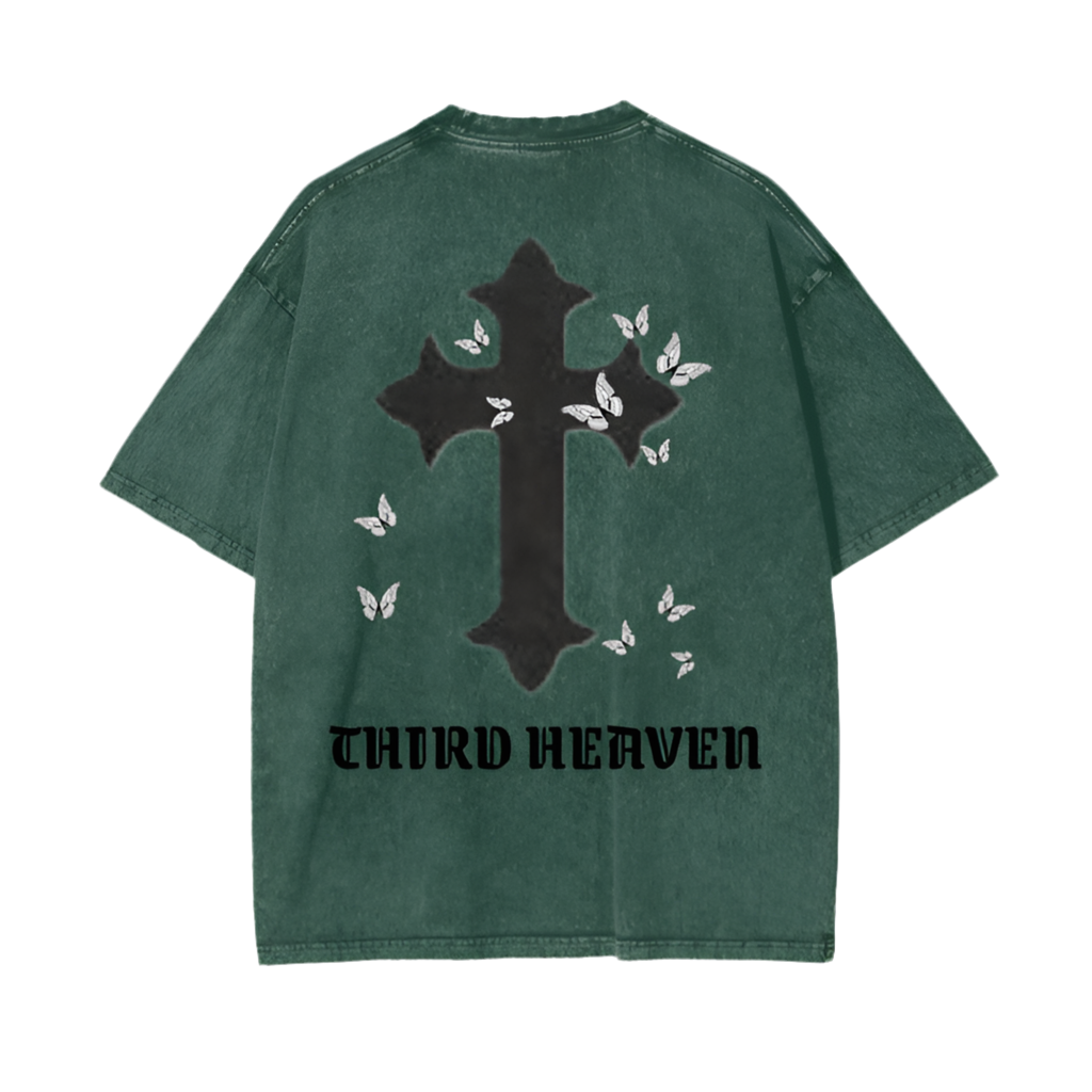 Acid Wash Logo Tee