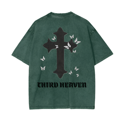Acid Wash Logo Tee