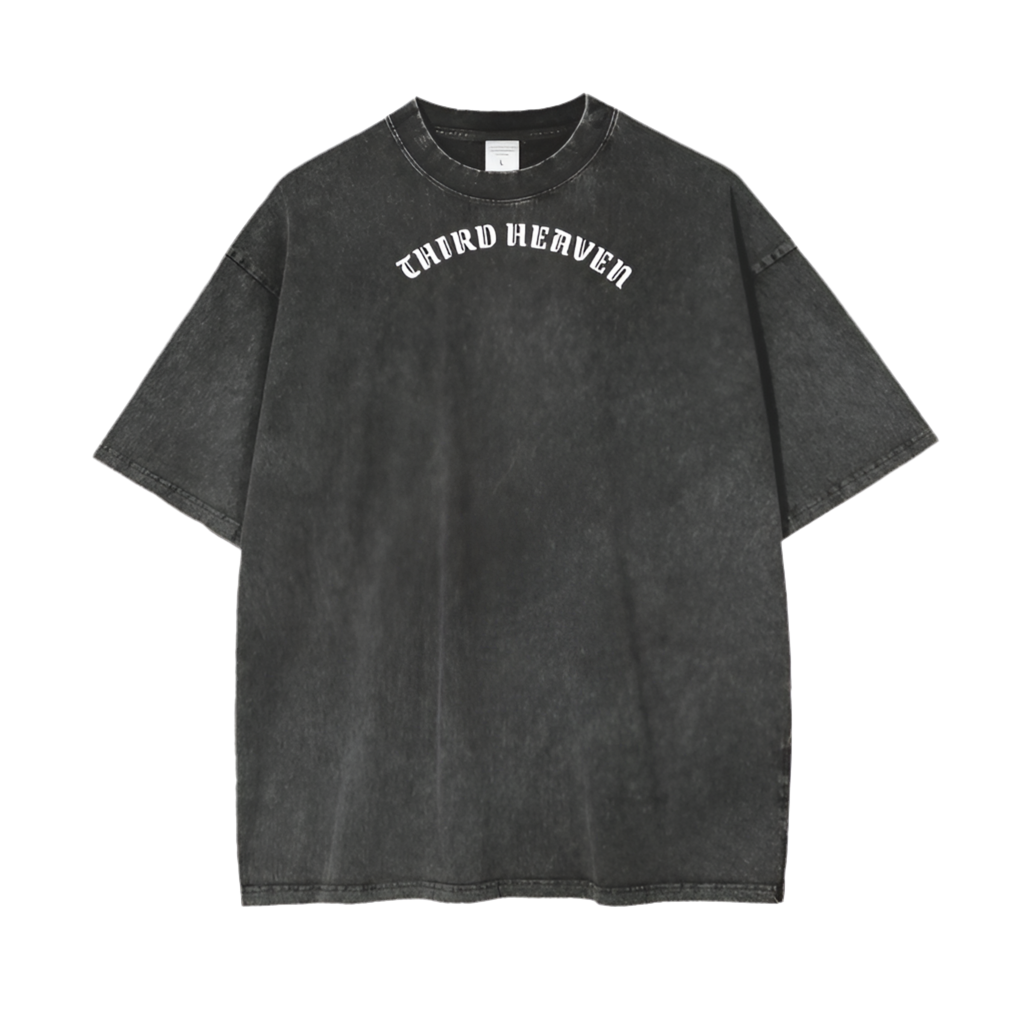 Acid Wash Logo Tee