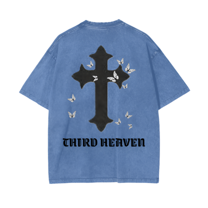 Acid Wash Logo Tee