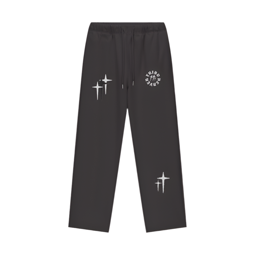 100% Cotton Straight Leg Sweatpants