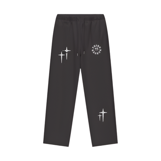 100% Cotton Straight Leg Sweatpants