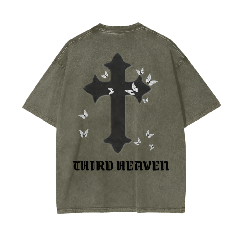 Acid Wash Logo Tee