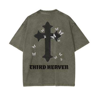 Acid Wash Logo Tee
