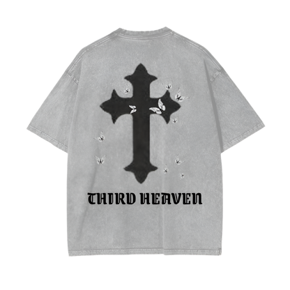Acid Wash Logo Tee